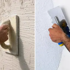 Ręczne nakładanie tynku strukturalnego. Inspiracje do tworzenia unikalnych faktur ścian.